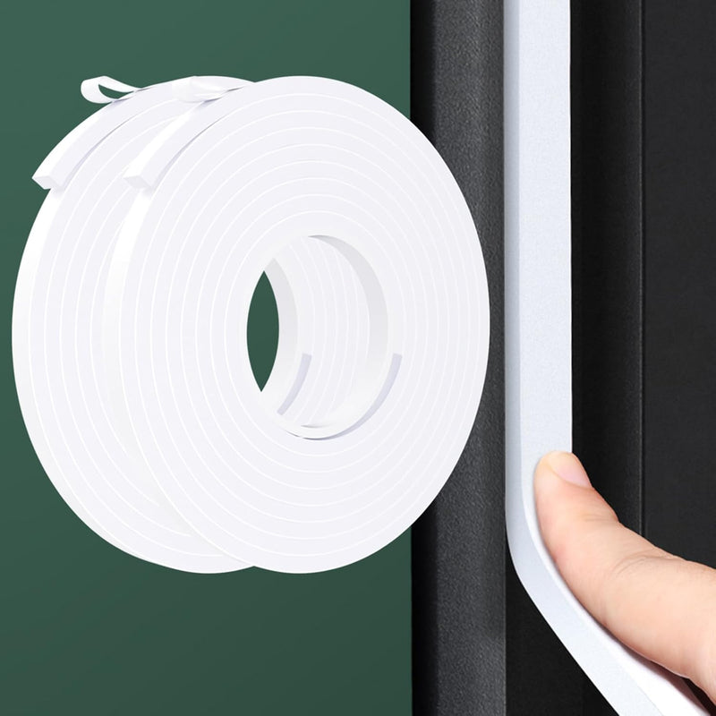 Burlete de Puerta Sello Blanco, 1\/2 Pulgada de Ancho X 1\/4 Pulgad...