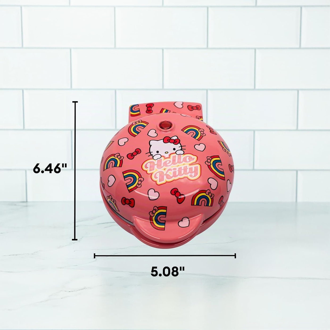 Uncanny Brands Mini waflera Hello Kitty - Cocina con tu personaje f...