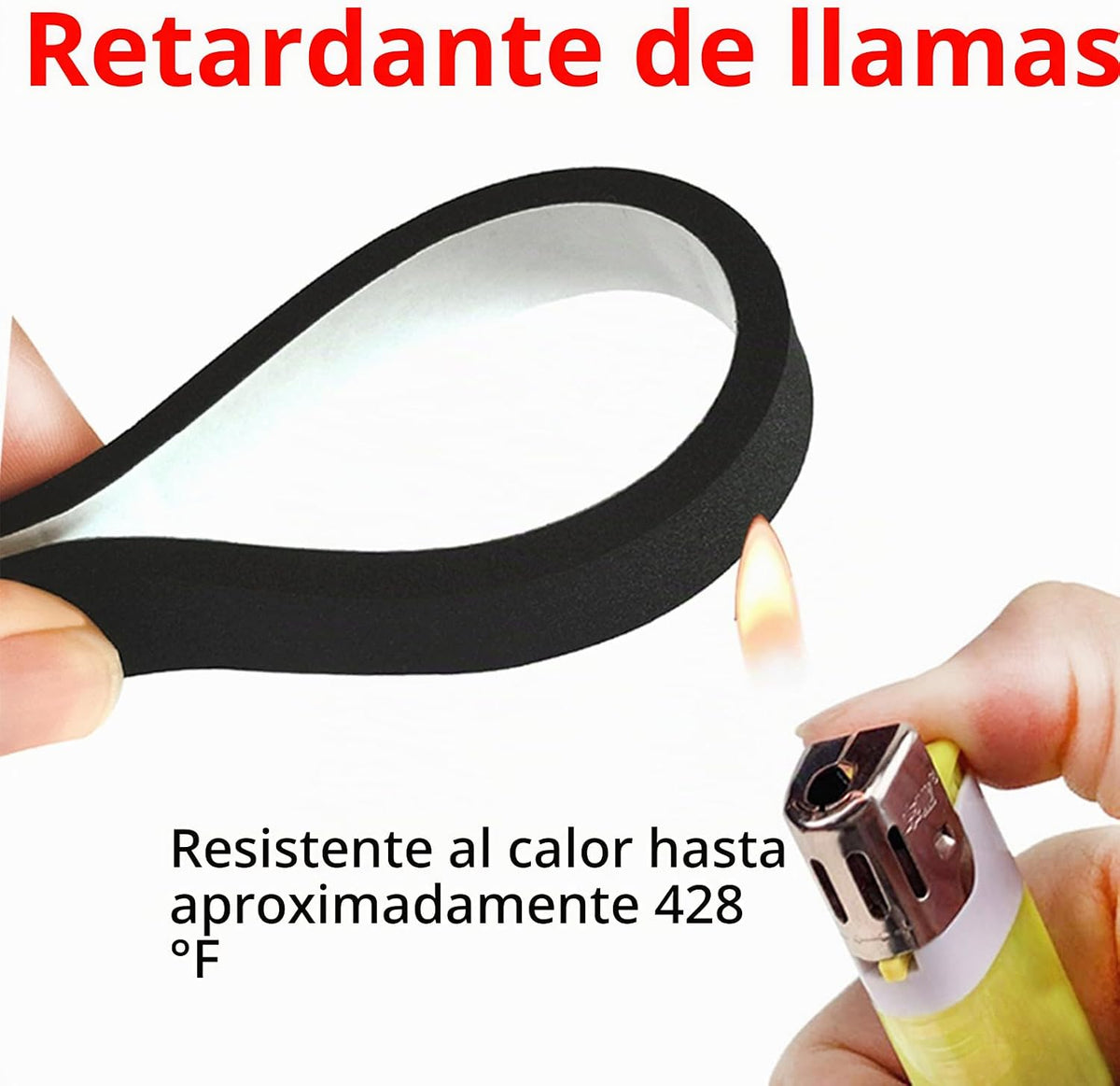 Cinta aislante de espuma autoadhesiva, burletes de 1 x 1\/8 pulgada...