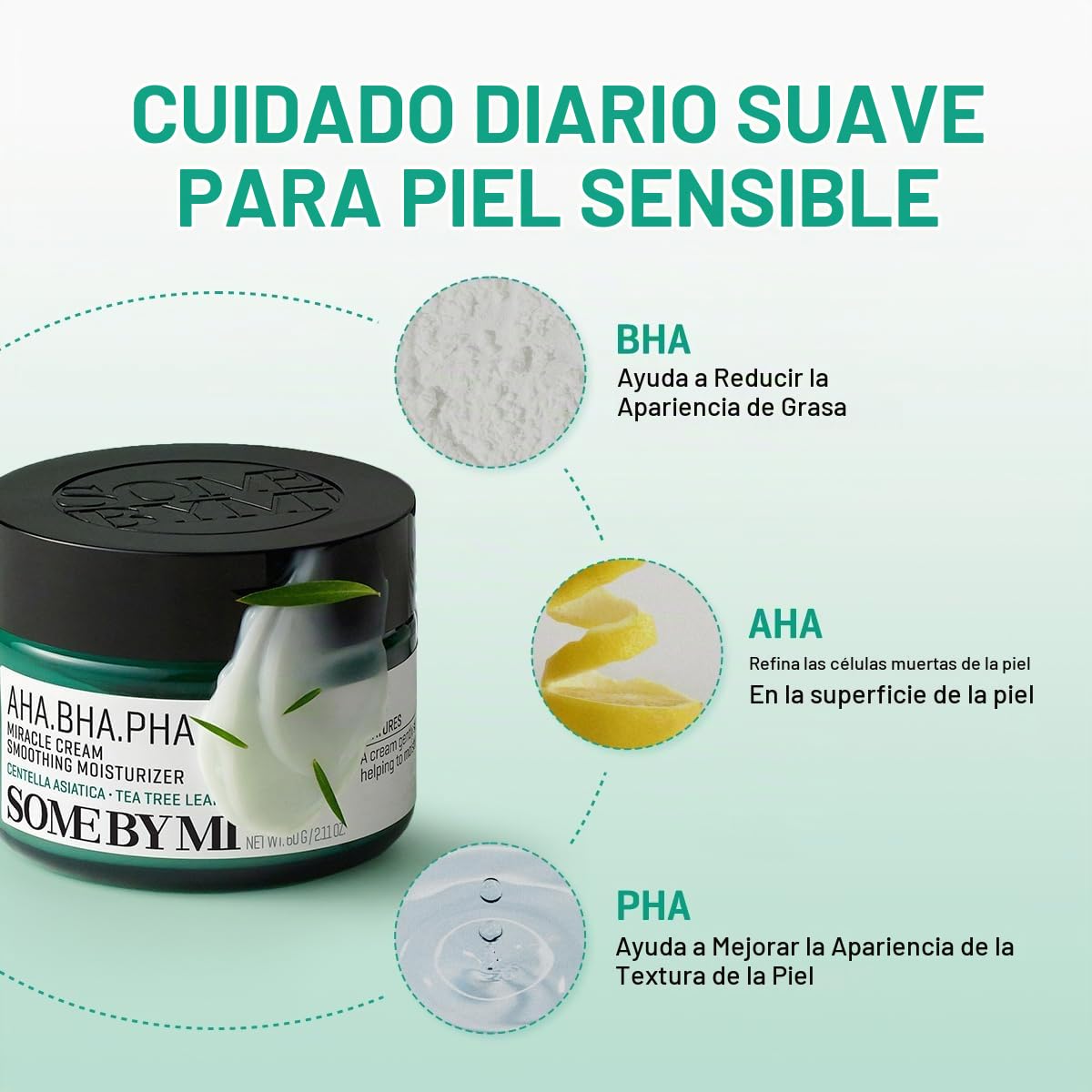 SOME BY MI AHA BHA PHA 30 Days Miracle Cream - 2.02 onzas, 60ml - H...