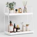 Forbena Organizador de Encimera de Baño Blanco de 2 Niveles, Organi...