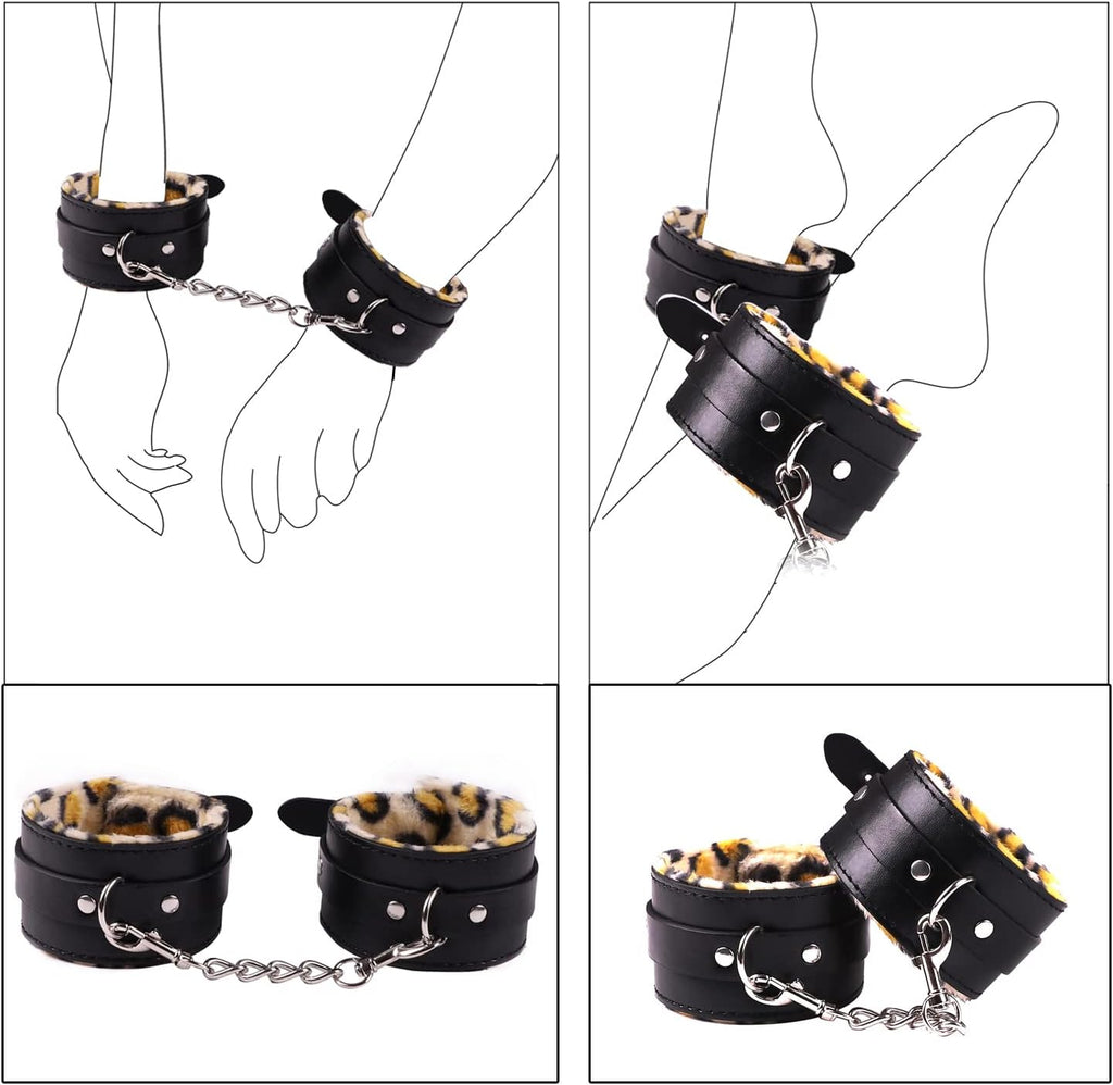 Kit de BDSM de 30 piezas, kit de bondage para adultos, kit de jugue...