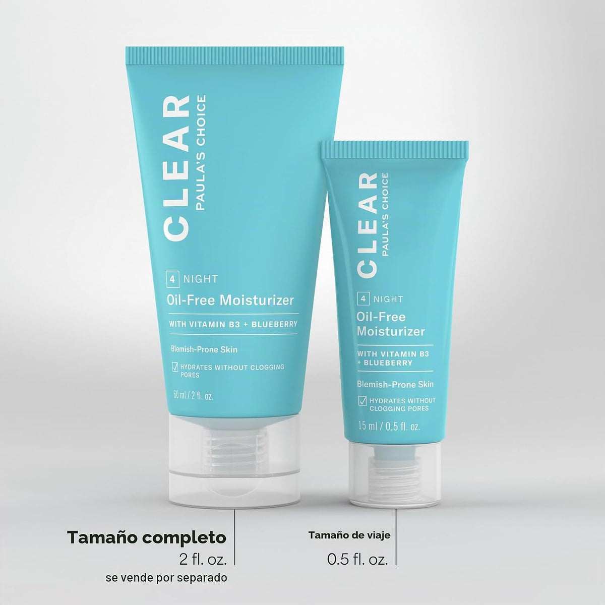 Paula's Choice CLEAR Hidratante facial sin aceite, crema facial...