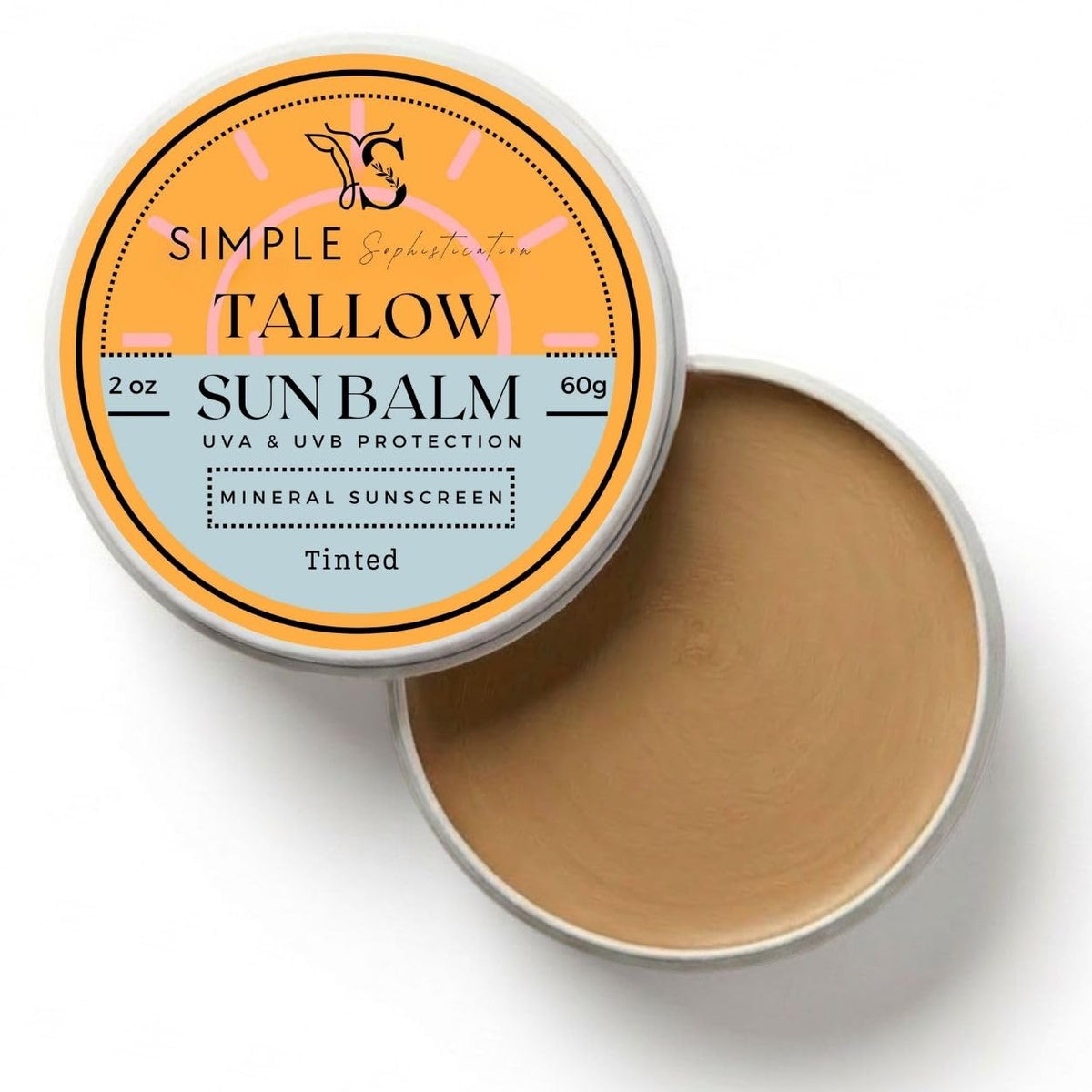 Protector solar mineral tintado SPF 50+ para cara, no nano óxido de...