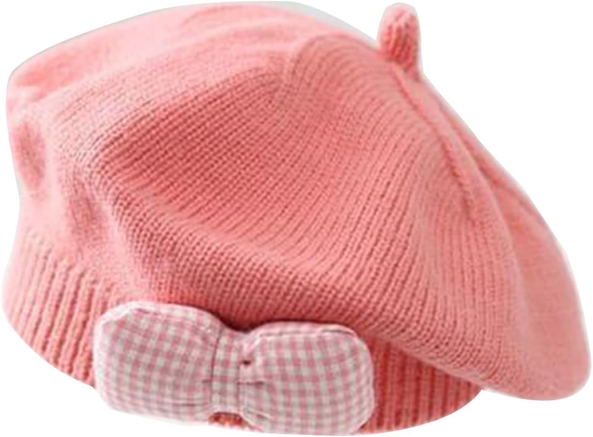 Thereisno Boina de punto linda para niña, gorro suave y cómodo, ele...