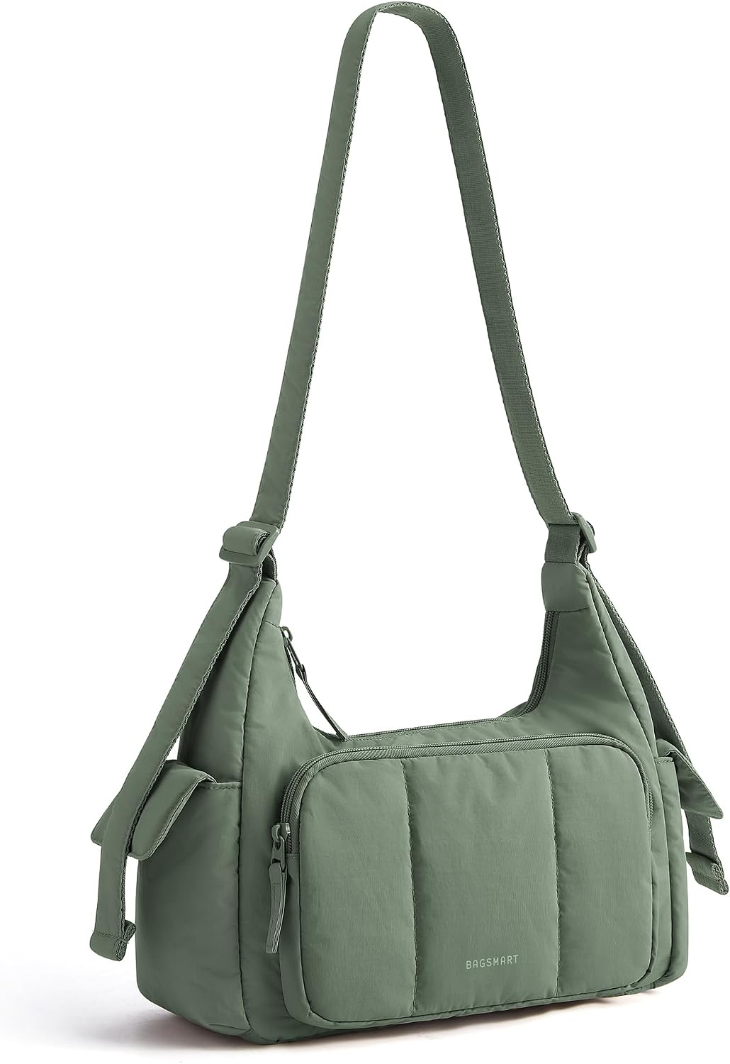 BAGSMART Bolso cruzado para mujer, bolso hobo ligero de 6 litros pa...