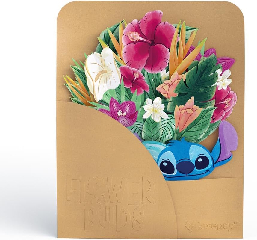 Lovepop - Ramo de flores de papel desplegable Disney para todos los...