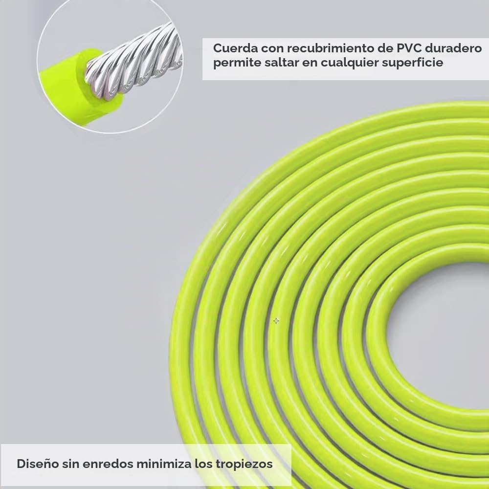 HEREROPE 1\/4LB Cuerda de saltar con peso para velocidad, cardio, b...