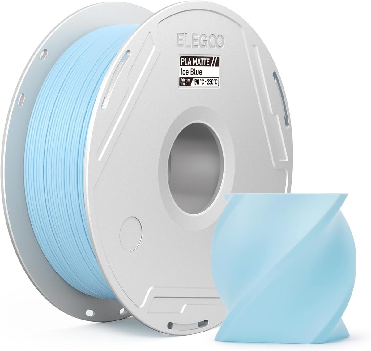 ELEGOO Filamento de impresora 3D PLA mate con carrete reutilizable,...