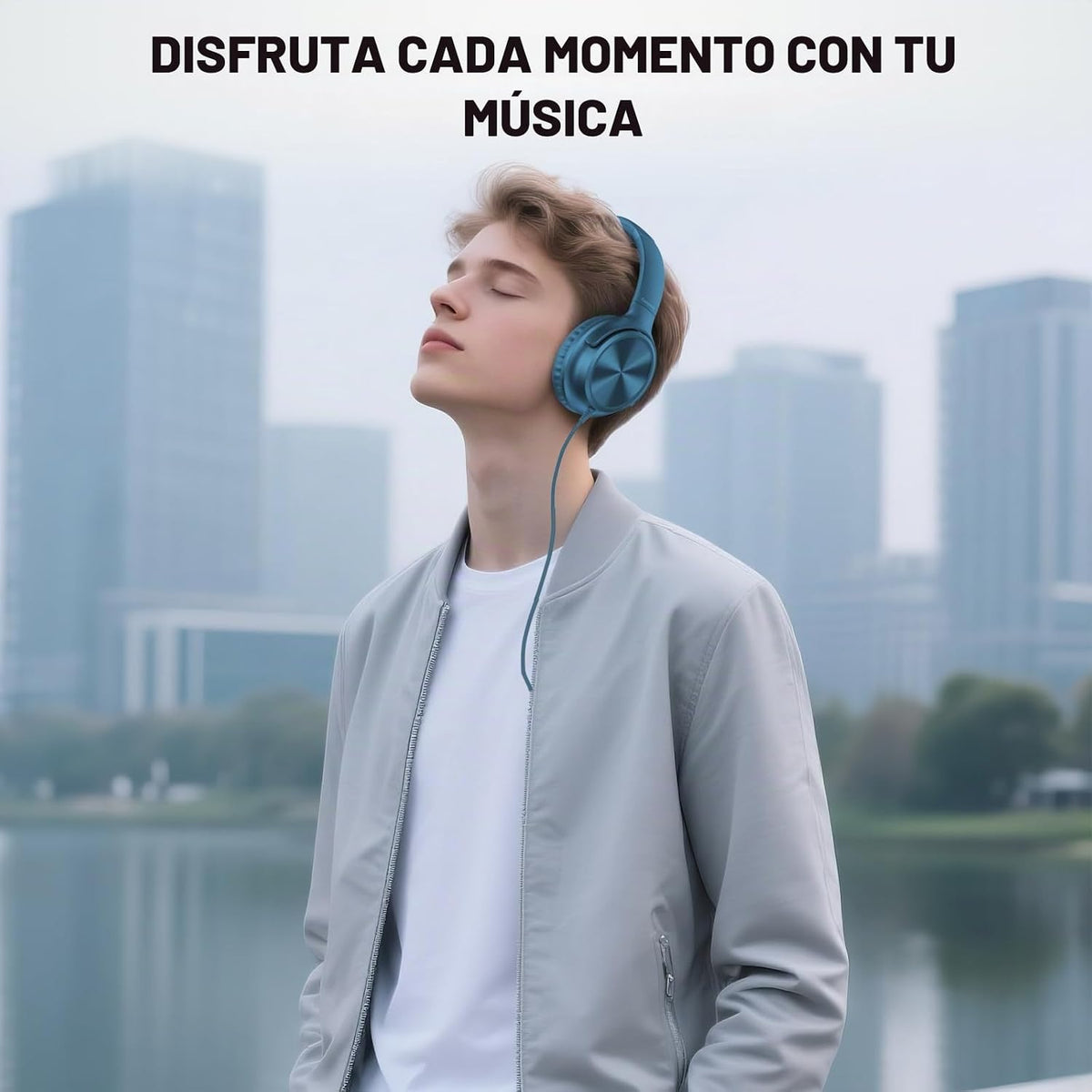Cowyawn Auriculares USB C con cable, auriculares USB C con cable co...