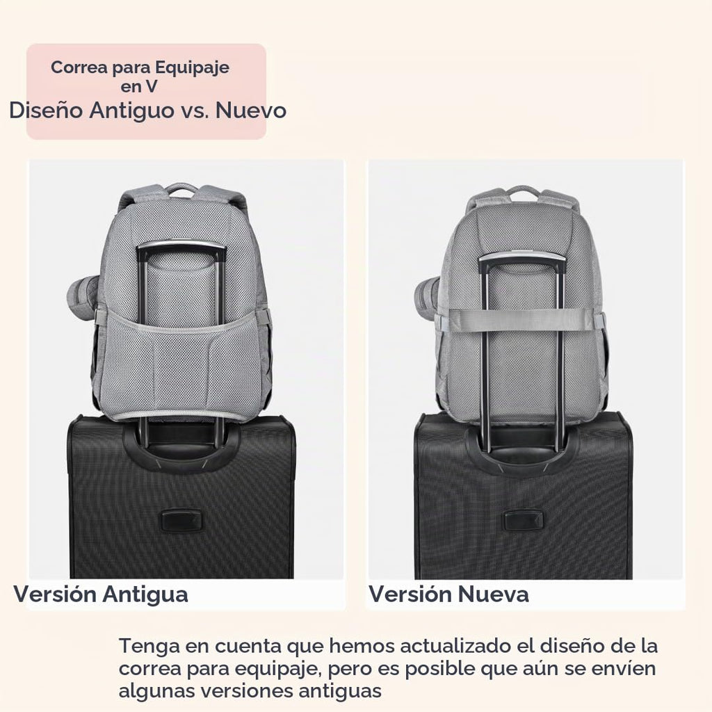 BabbleRoo - Mochila para pañales unisex con cambiador, funda para c...