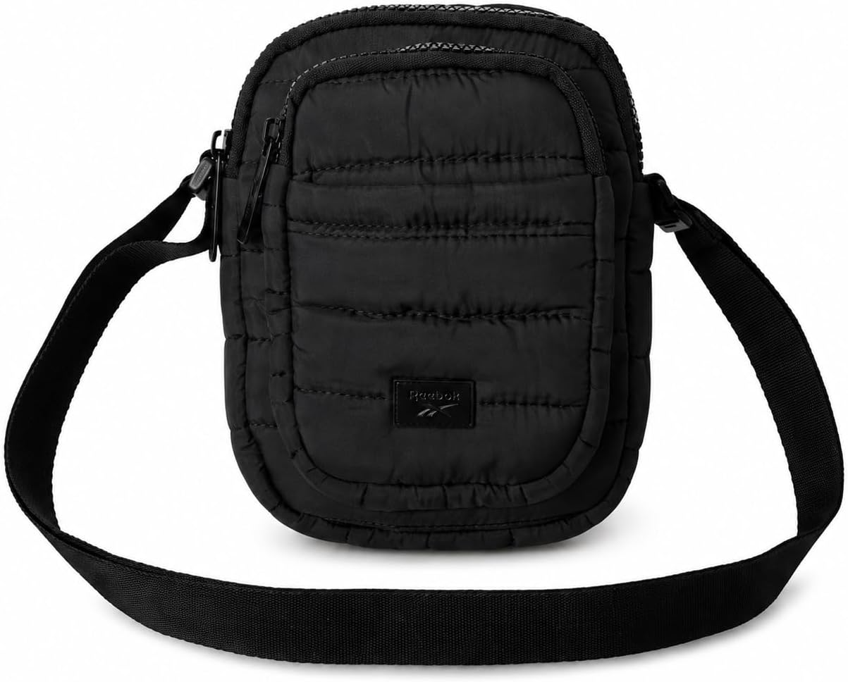 Reebok Bolsos cruzados para mujer, bolso ligero para teléfono celul...