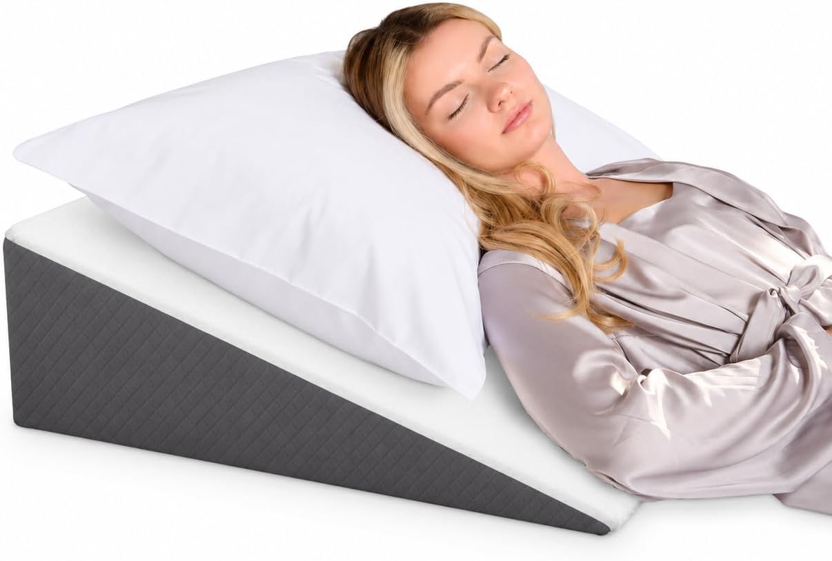 Kolbs - Almohada de cuña para la apnea del sueño, reflujo ácido ele...
