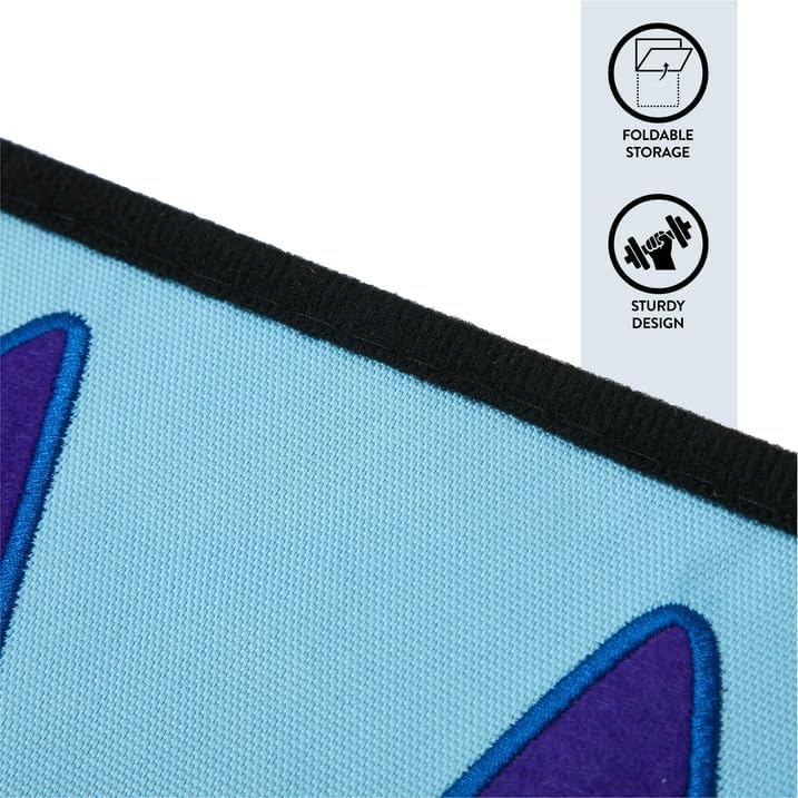 Bluey Cubo otomano de almacenamiento plegable con tapa, organizador...