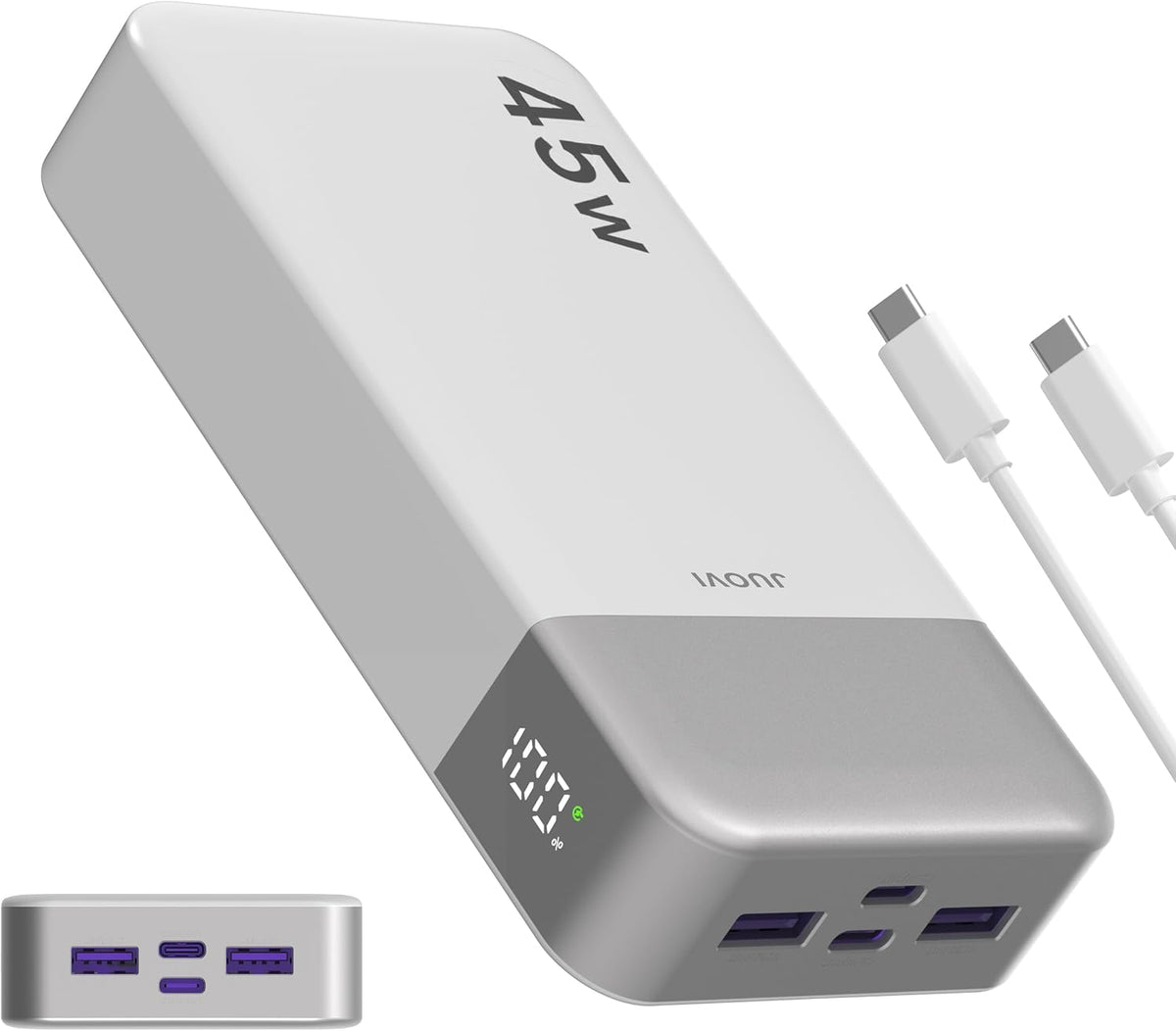 Cargador portátil JUOVI 45W 20000mAh banco de energía de carga en a...
