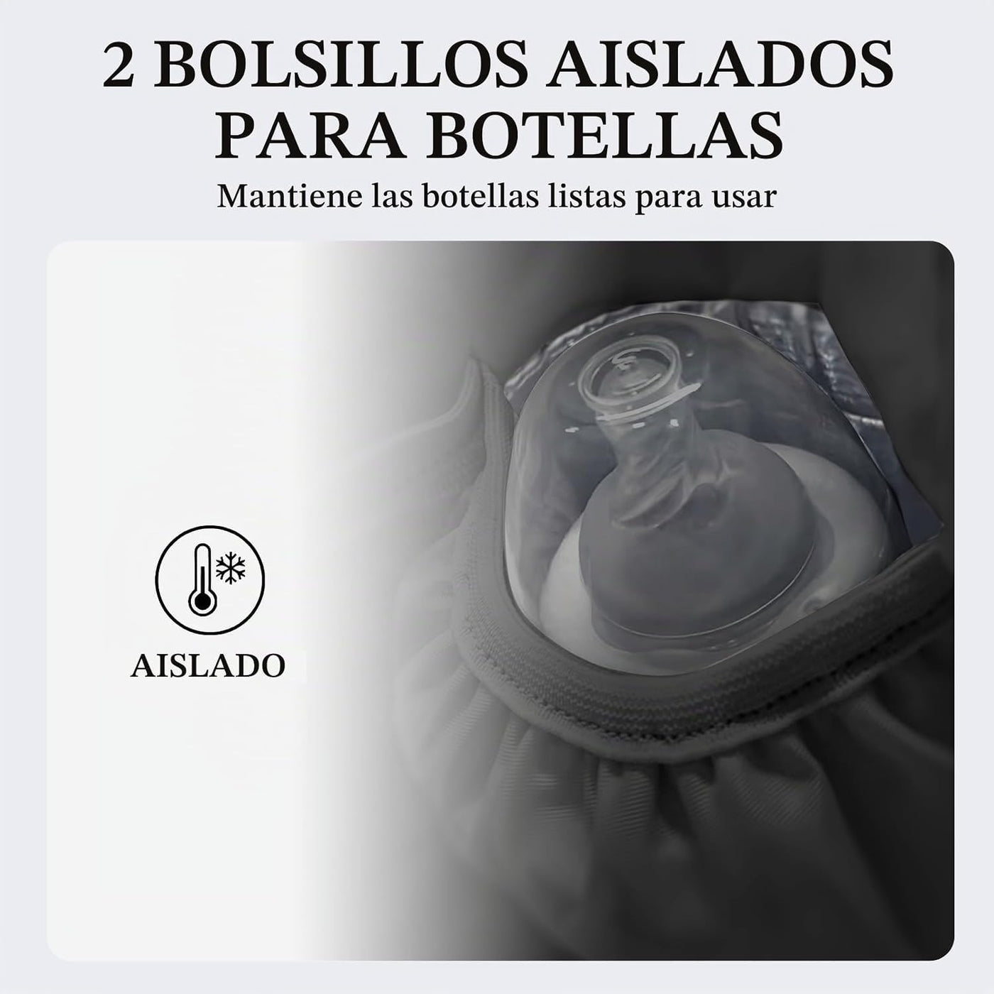 MOMINSIDE Bolsa de pañales de hospital para mujer, bolsa de bebé gr...