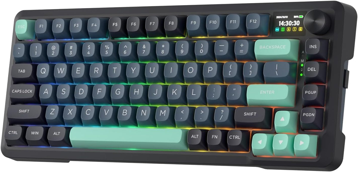 Redragon K724 PRO Teclado inalámbrico de 81 teclas para juegos, pan...