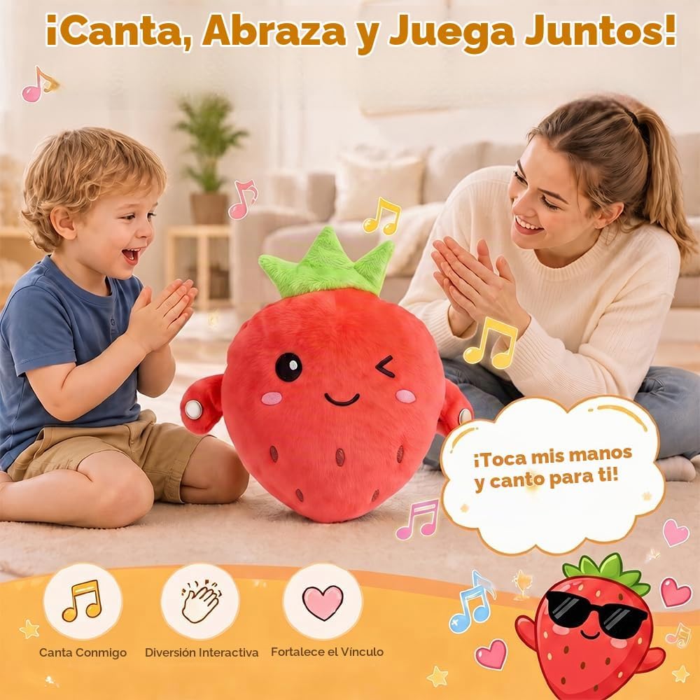 EASYFORALL Juguetes sensoriales musicales Juguete de peluche musica...