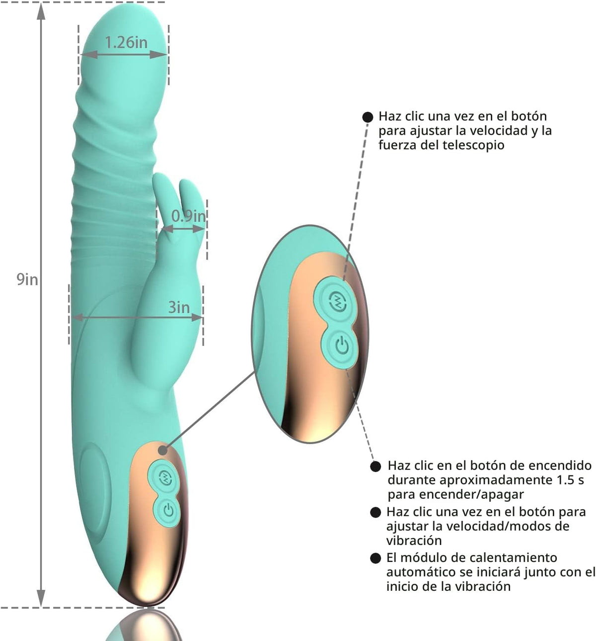 Consolador para punto G, vibrador para adultos, juguetes sexuales,...