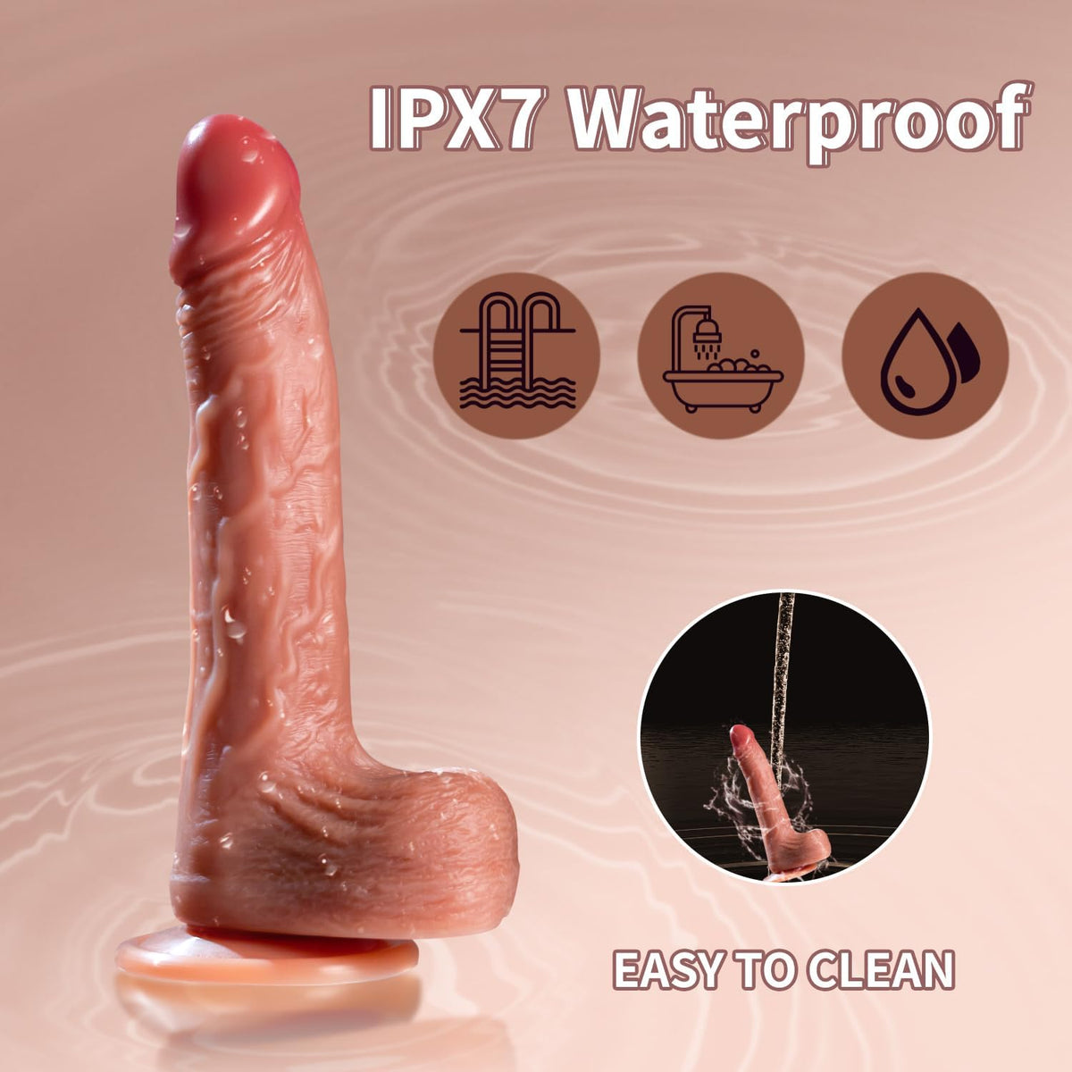Vibrador realista vibrador juguetes sexuales para mujeres, consolad...