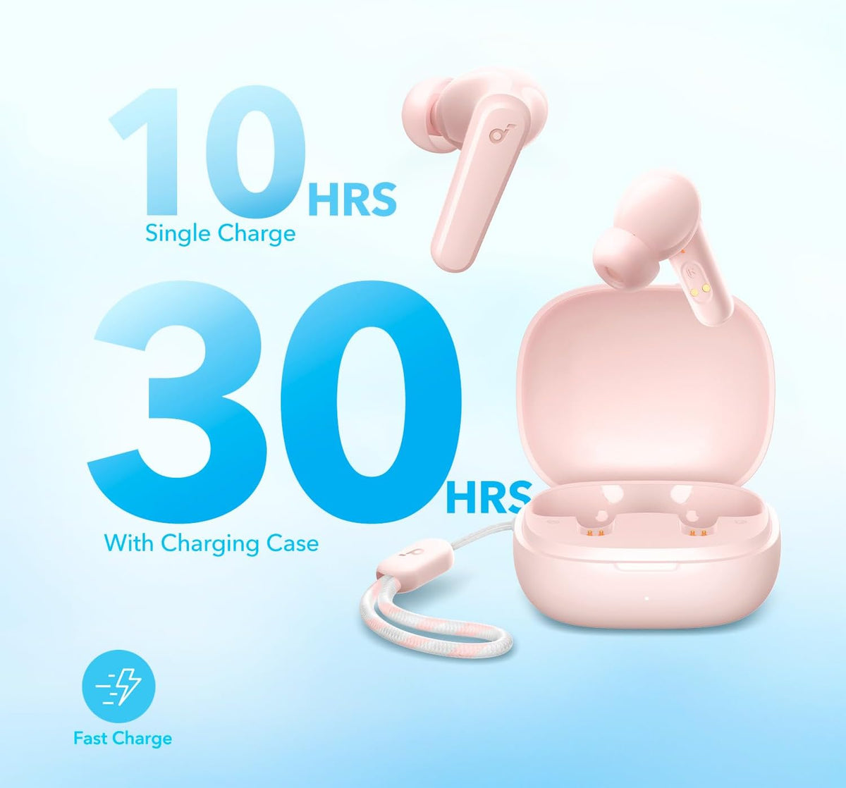 Audífonos inalámbricos Soundcore by Anker P20i True, con graves gra...