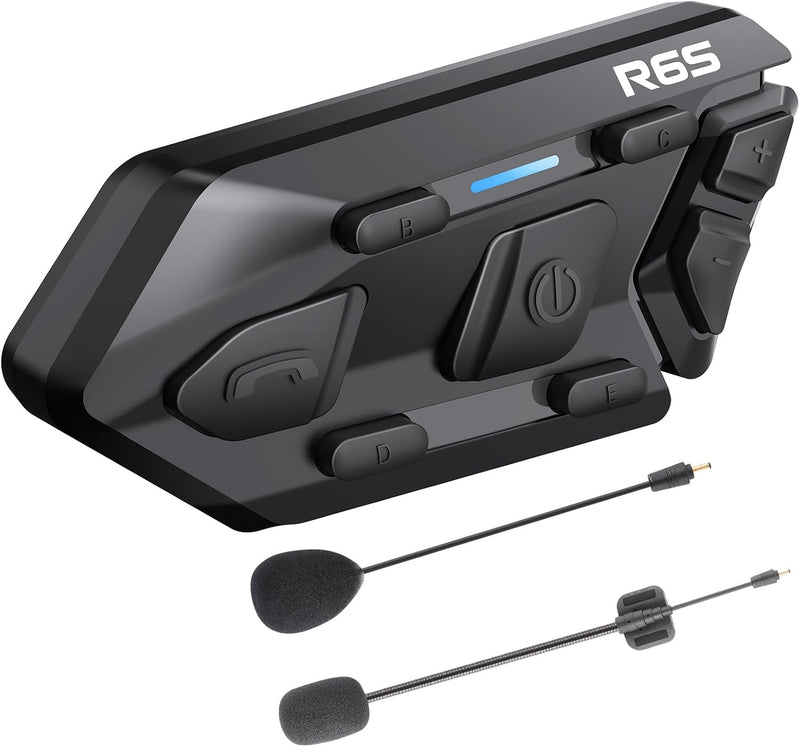 WAYXIN Auriculares Bluetooth para motocicleta, intercomunicador de...
