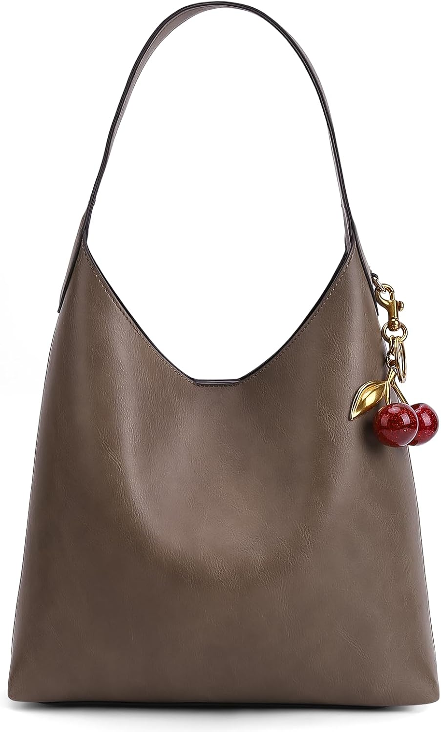 HICARRY Bolsos Hobo de gamuza sintética, bolso de hombro de cuero v...