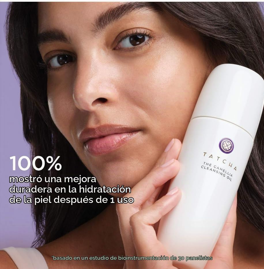 TATCHA Aceite limpiador puro de camelia en un solo paso | Aceite de...