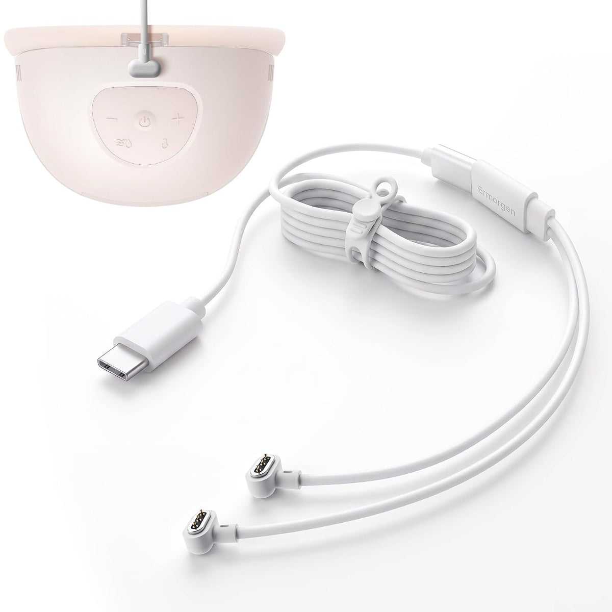 Cable de carga magnético USB C compatible con el extractor de leche...