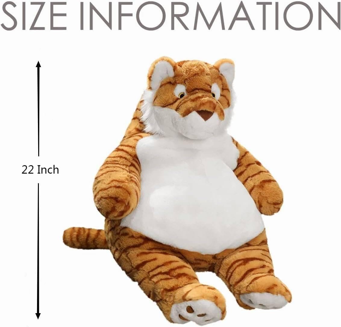 ARELUX Almohada de Peluche de Tigre Grande Animal de Peluche Rellen...