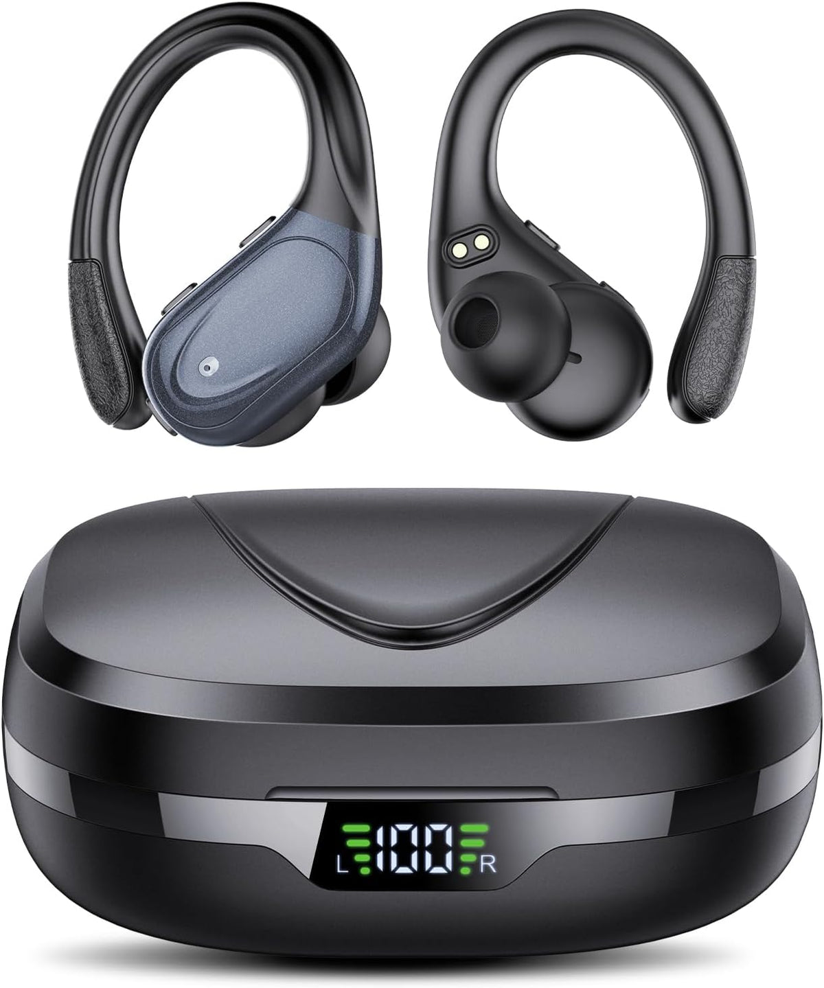 Auriculares inalámbricos Bluetooth 5.3, audífonos de 60 horas de re...