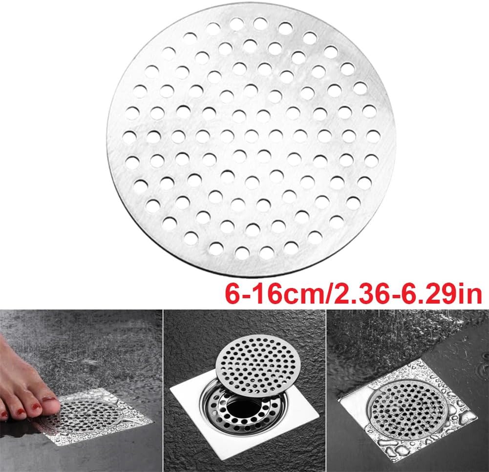 Queenbox Atrapasador de pelo de acero inoxidable de 3.1 pulgadas, t...