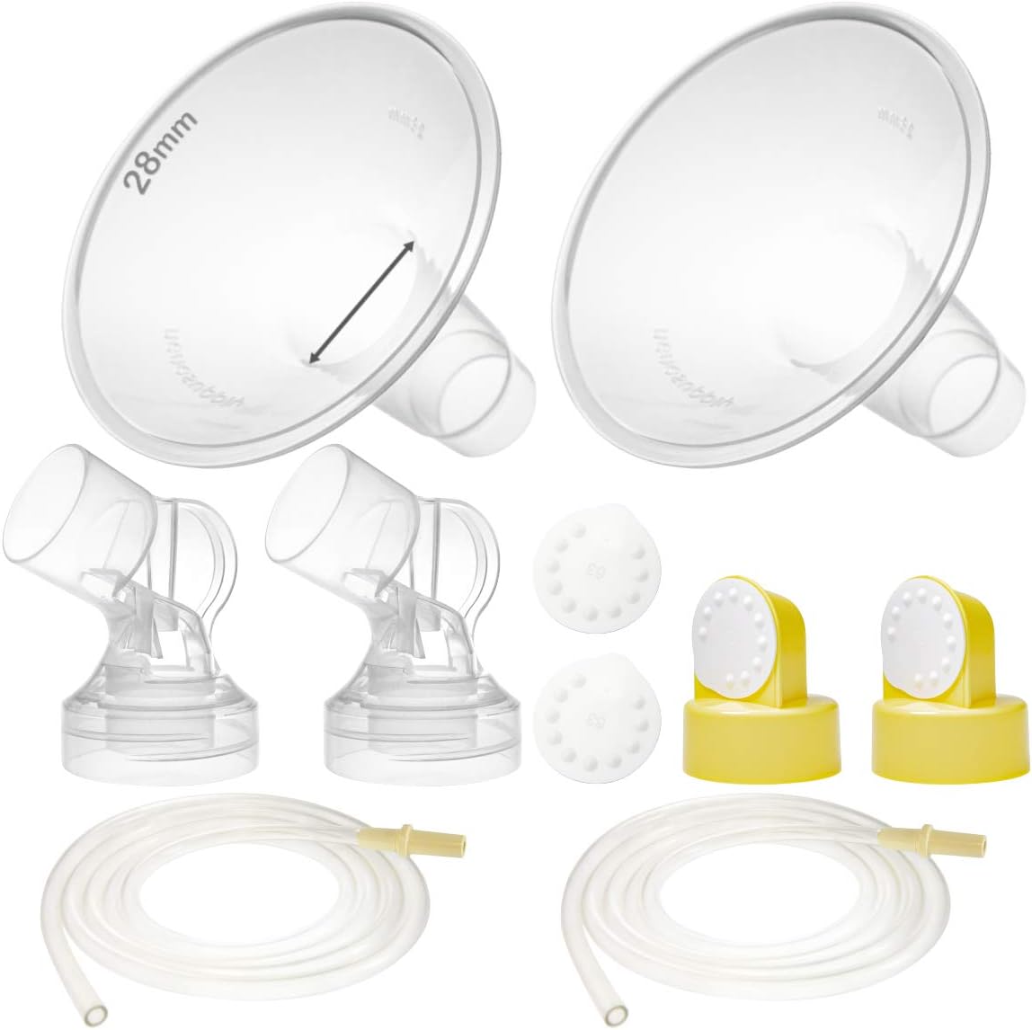 Piezas de bomba Nenesupply con bridas de 28mm Compatibles con bomba...
