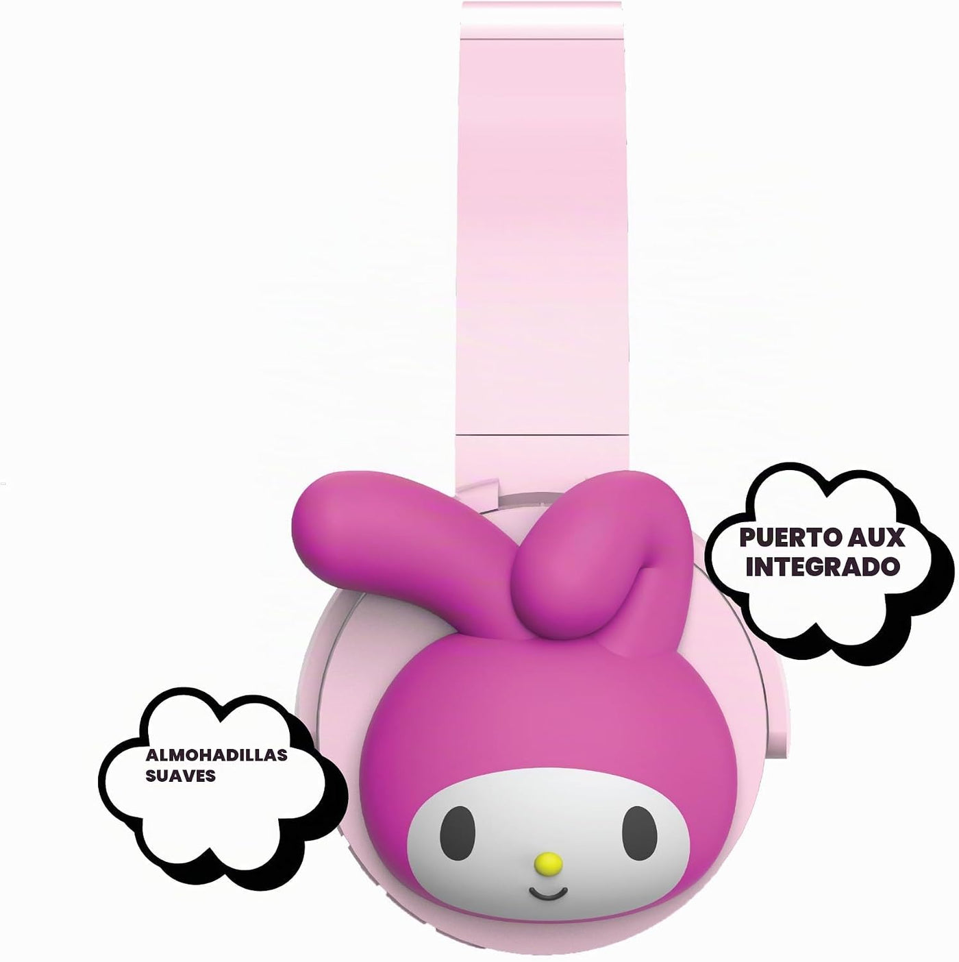 Auriculares inalámbricos Bluetooth 2 en 1 de Hello Kitty con auricu...