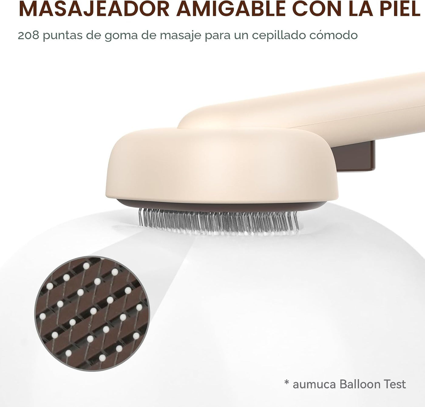 Aumuca Cepillo 2 en 1 para Gatos y Perros