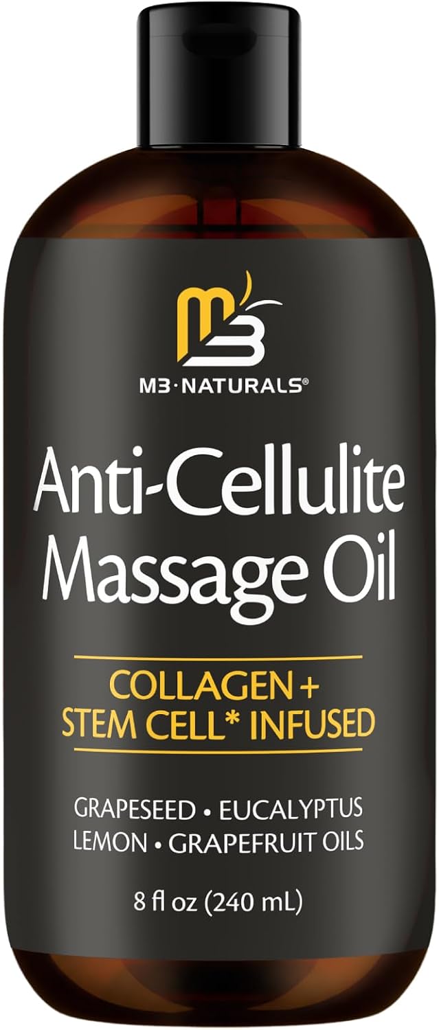 Kit de masajeador de drenaje linfático y aceite de masaje anticelul...