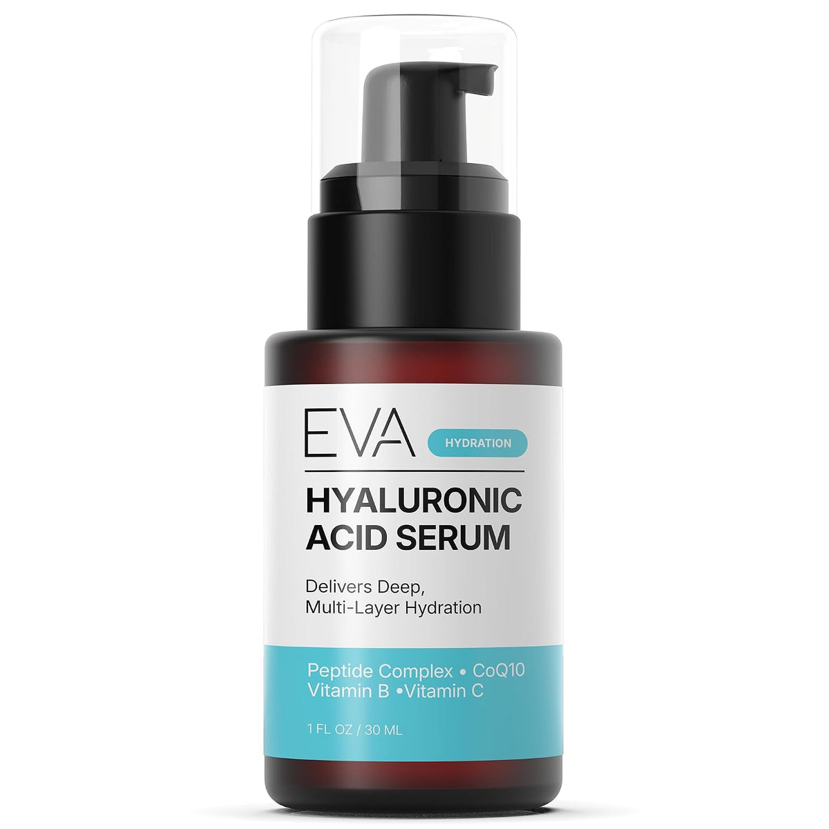Eva Naturals - Suero facial de ácido hialurónico, antienvejecimient...