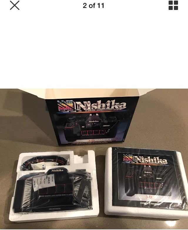 Nishika Cámara lenticular 3D estéreo Quadrascopic de 35 mm N8000