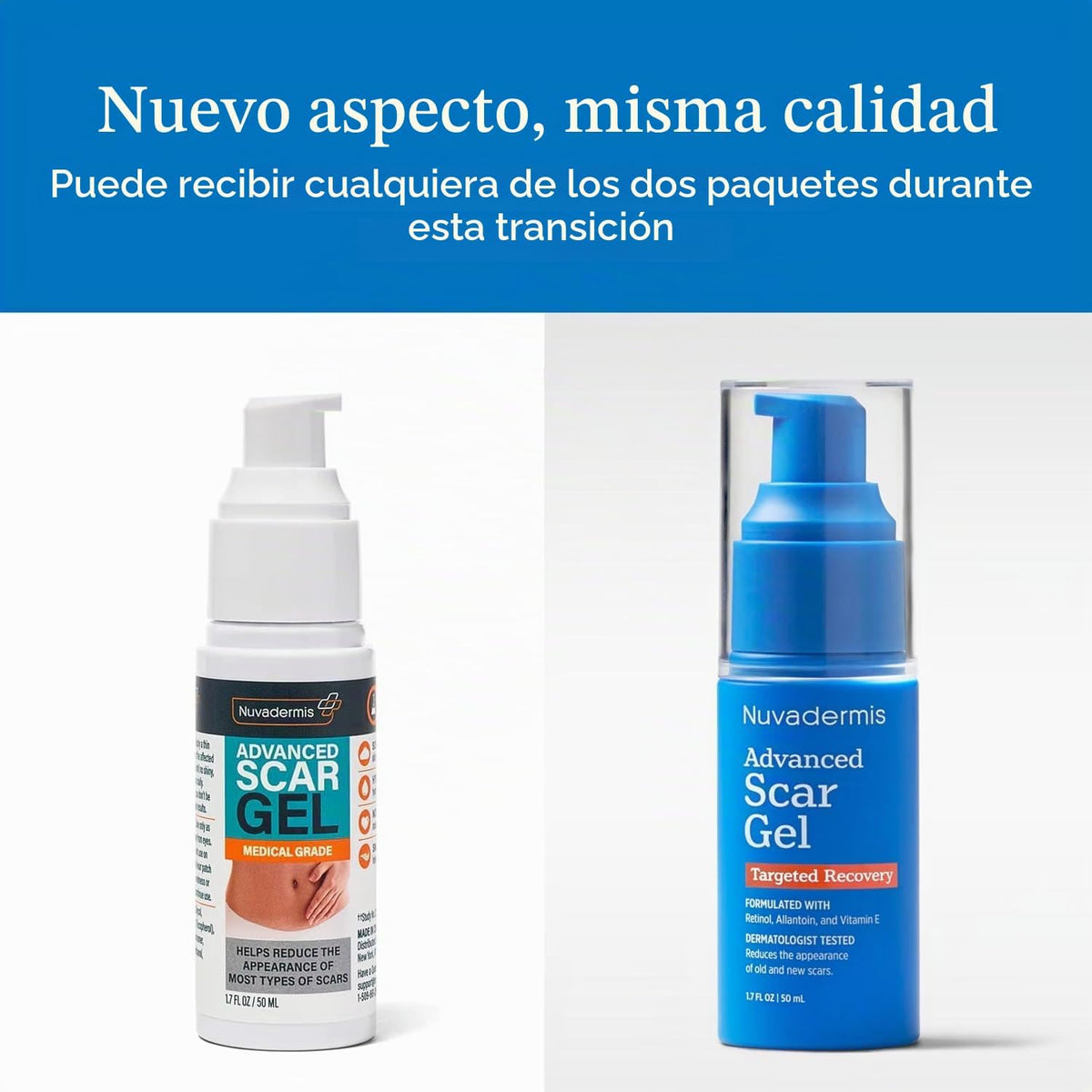 NUVADERMIS Gel de cicatrices \u2013 Crema para cicatrices quirúrgic...