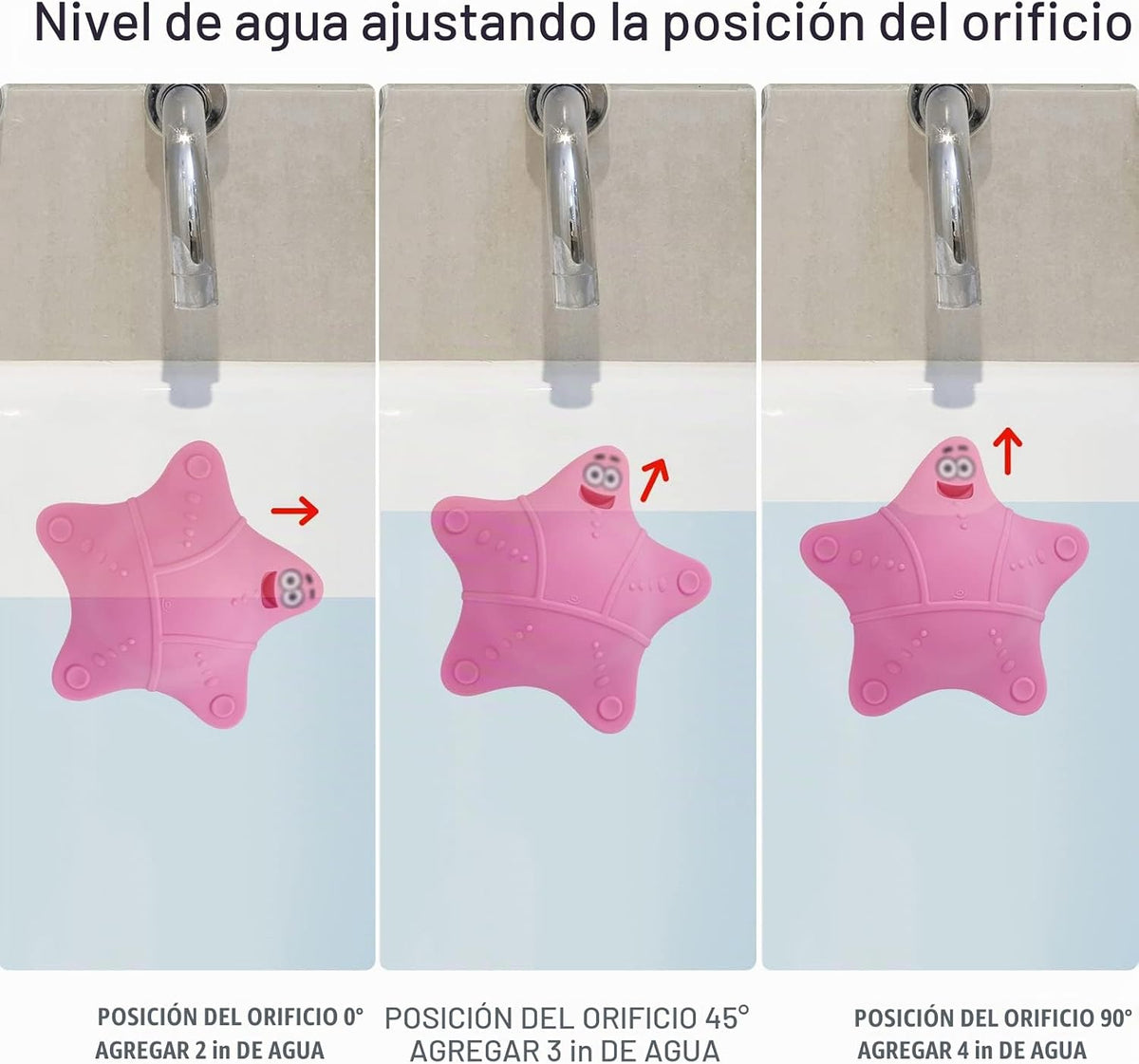 Cubierta de drenaje de desbordamiento para bañera con 5 ventosas, c...