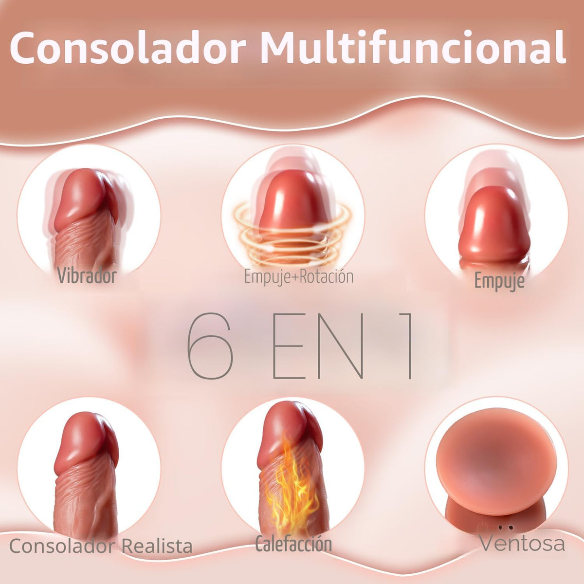 Vibrador realista vibrador juguetes sexuales para mujeres, consolad...
