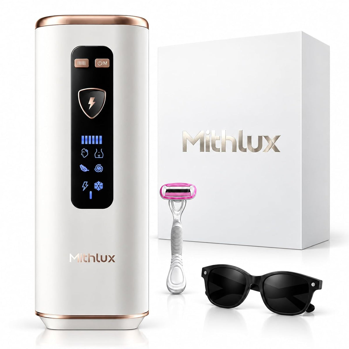 MITHLUX - Dispositivo de depilación láser para mujeres, enfriamient...