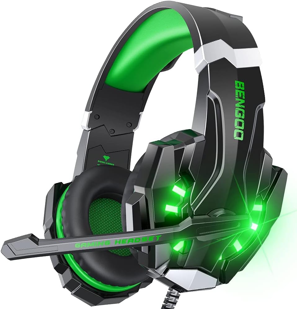 BENGOO G9000 - Auriculares de juego estéreo para PS4, PC, Xbox One,...