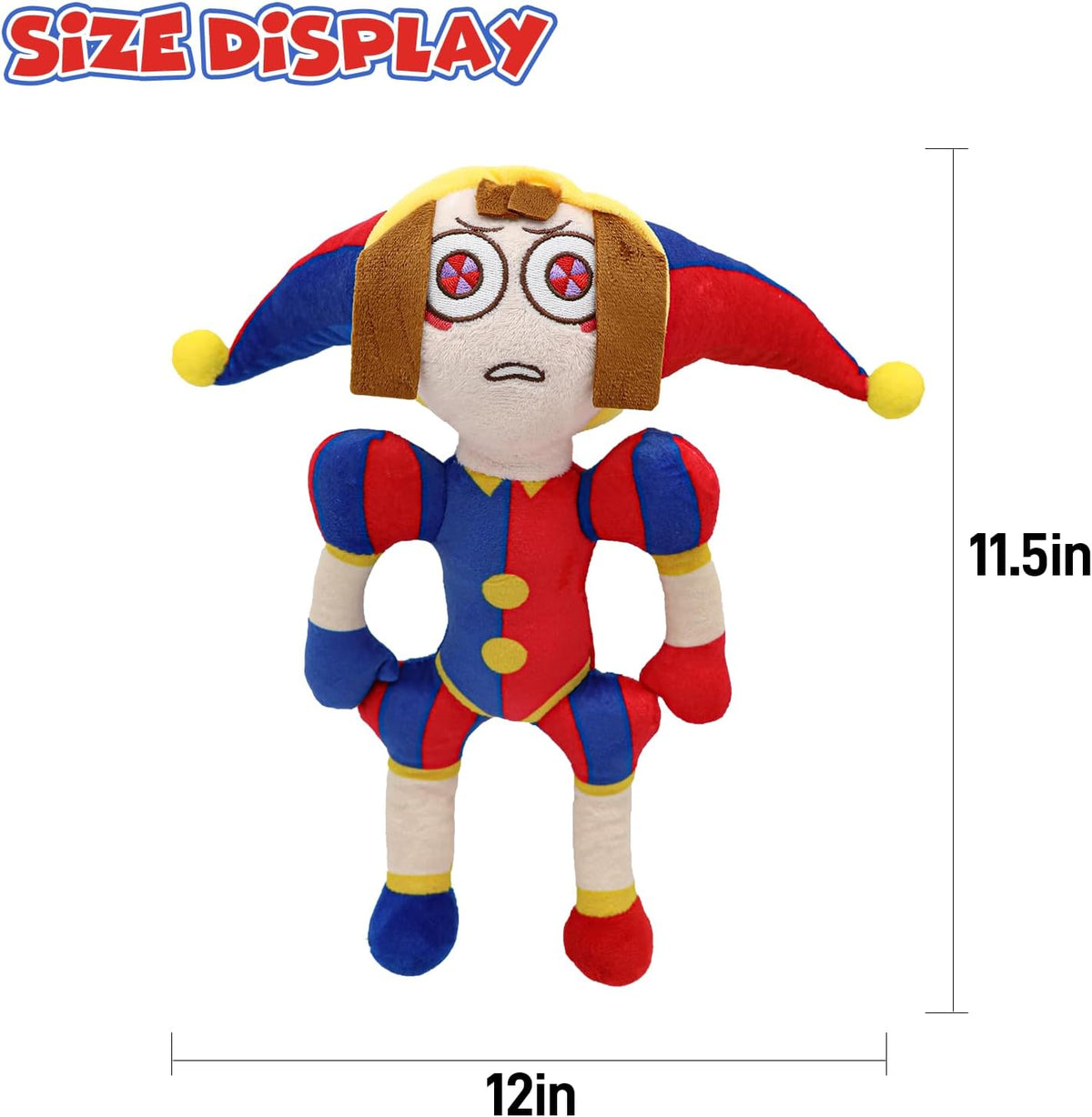 SAJISP El Asombroso Circo Digital de Peluche, 4 piezas de juguetes...