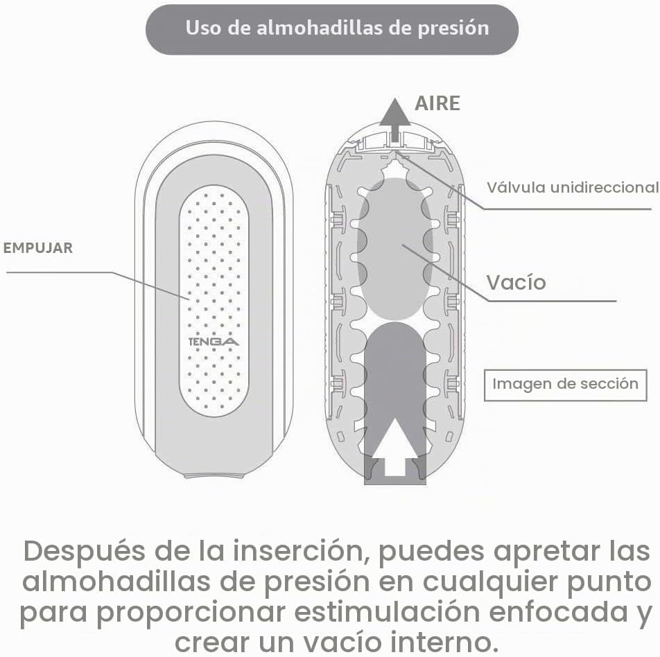 TENGA FLIP Zero White Gentle Edition | Diseño abatible | Juguete se...