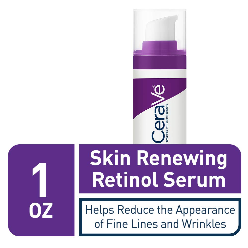 CeraVe Suero de retinol antienvejecimiento para cara, retinol encap...
