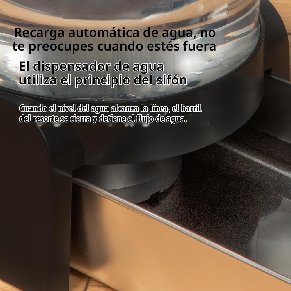 PAKEWAY Dispensador de agua para perros de 2.4 galones: gran capaci...