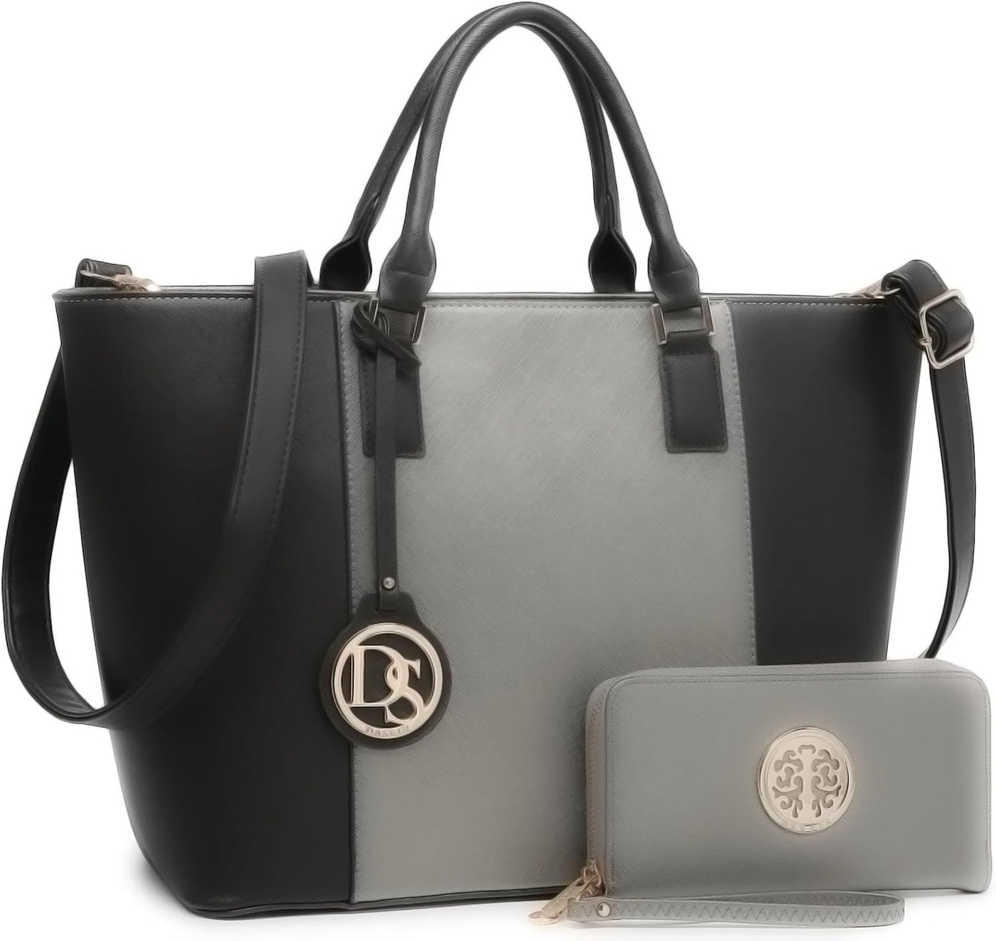 Dasein Women's Handbag, Large Shoulder Tote Bag, Satchel Purse | wi...