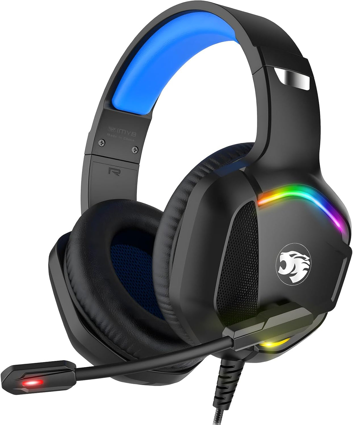 IMYB A36 Auriculares para juegos con micrófono estéreo para PC PS5,...