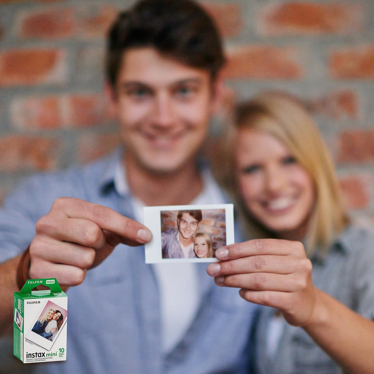 Fujifilm INSTAX Mini película instantánea (Blanco) para cámaras Fuj...